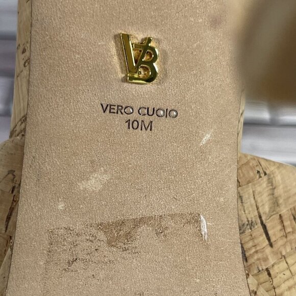 Veronica Beard Women's Dali Faux Cork Platform Sandals Shoe Size 10-NEW - Picture 8 of 9